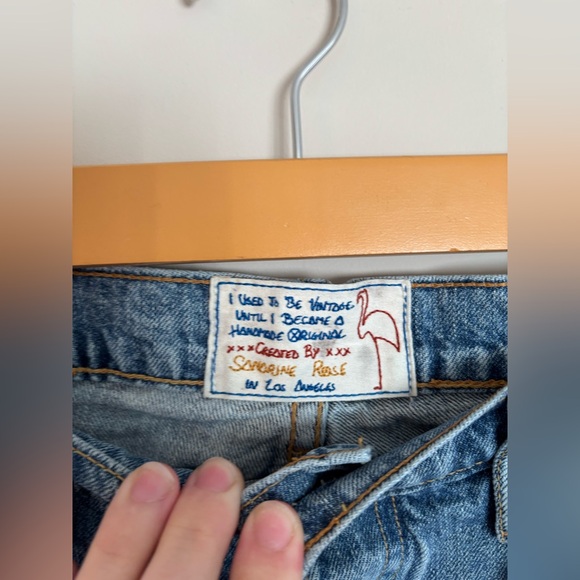 Sandrine Rose for Free People Jeans size 26 - Picture 7 of 9